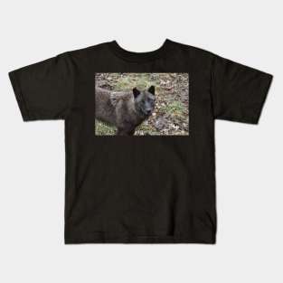 Black Wolf Kids T-Shirt